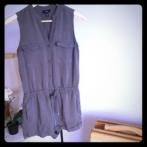 Olive Green Small Romper